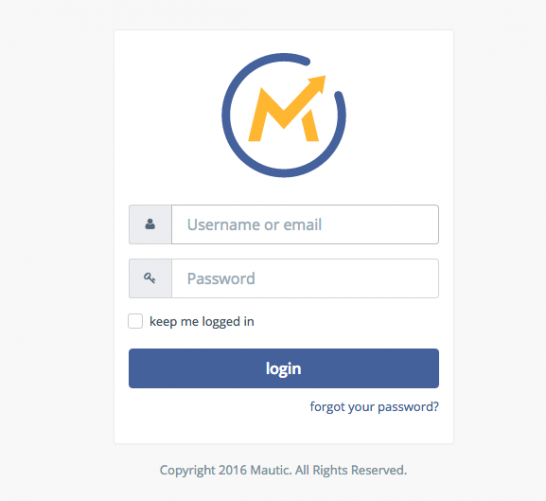 mautic-login