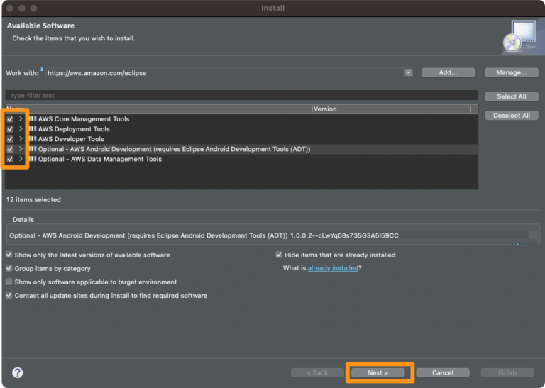 AWS Toolkit for Eclipseをセットアップ(2021年版) ヤマムギ